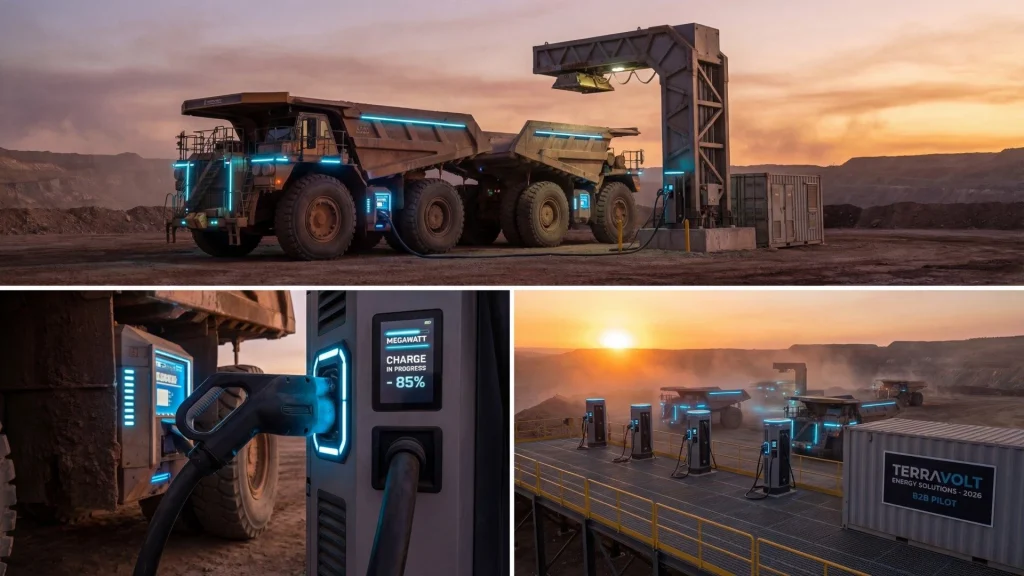 Industrial 2026 Mining Truck Charging
