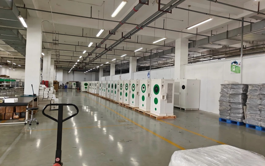 Factory-direct manufacturing facility for high-power EV chargers and energy systems.